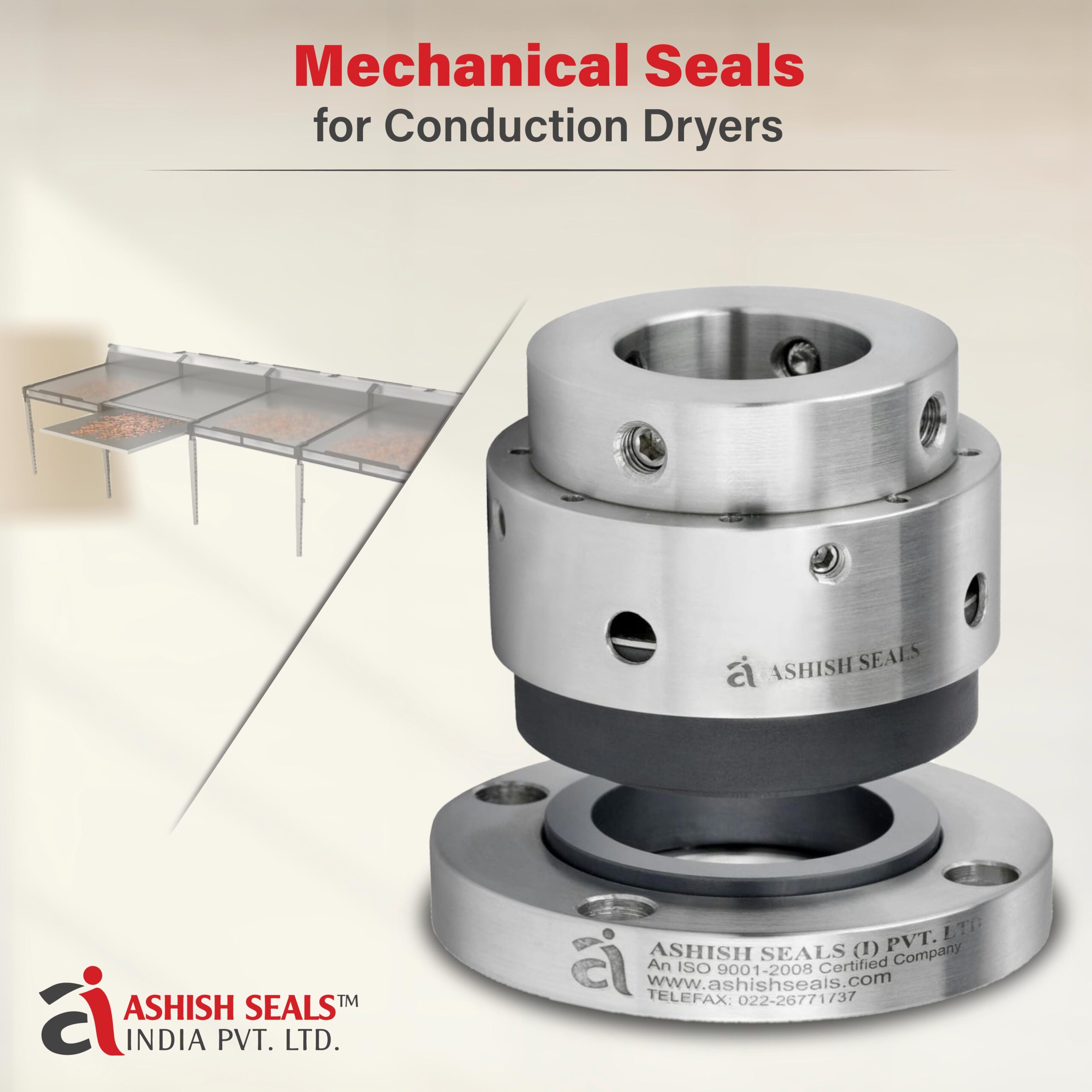Mechanical Seal for Conduction Dryers