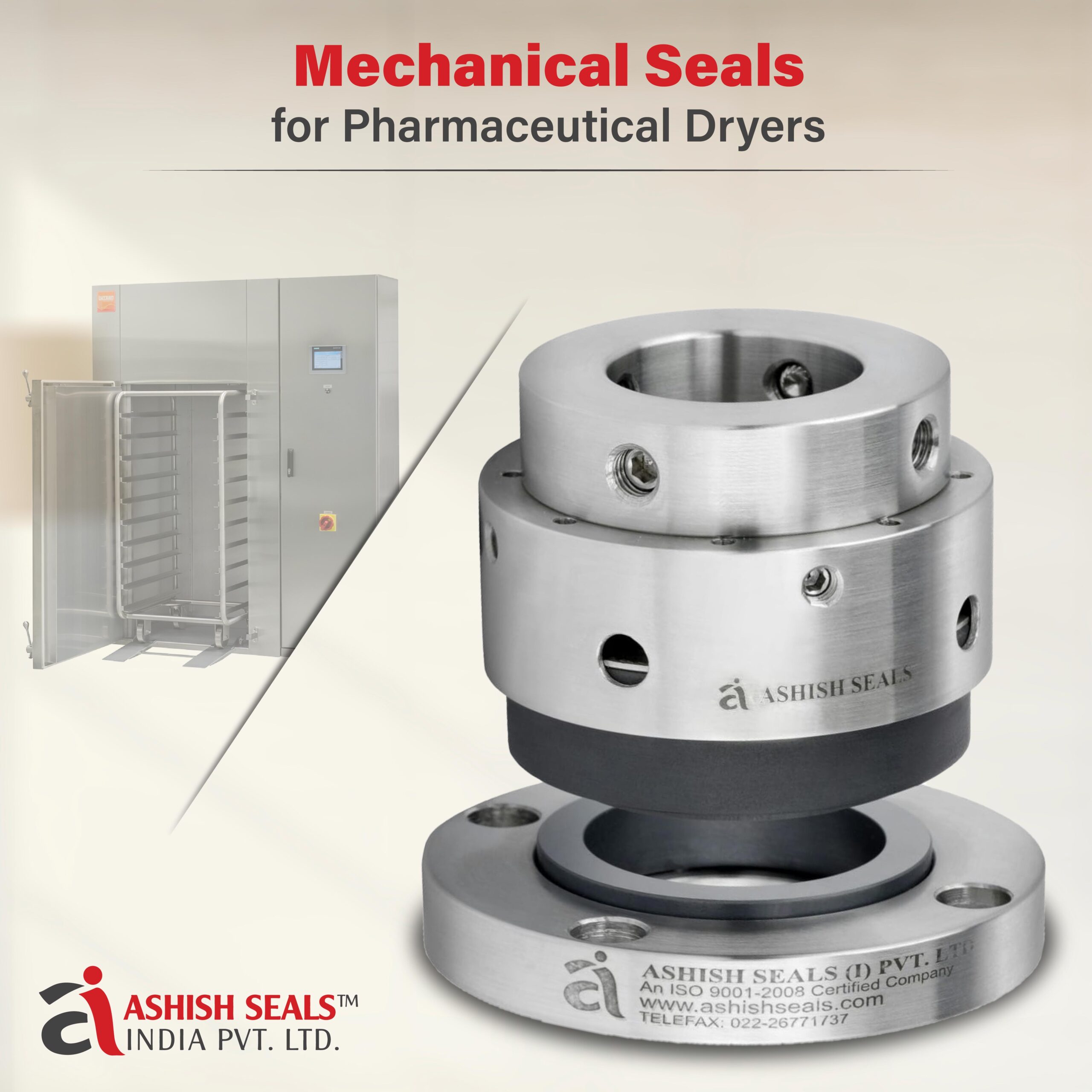 Mechanical Seal for Pharmaceutical Dryers