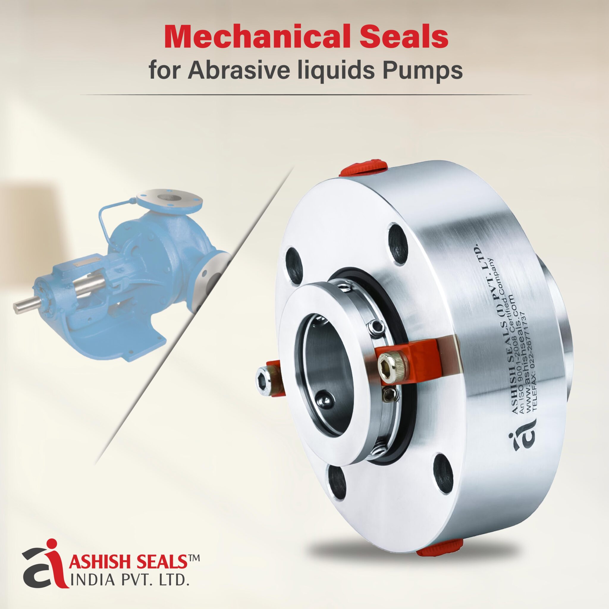 Mechanical Seal for Abrasive Liquids Pumps manufacturer in Mumbai