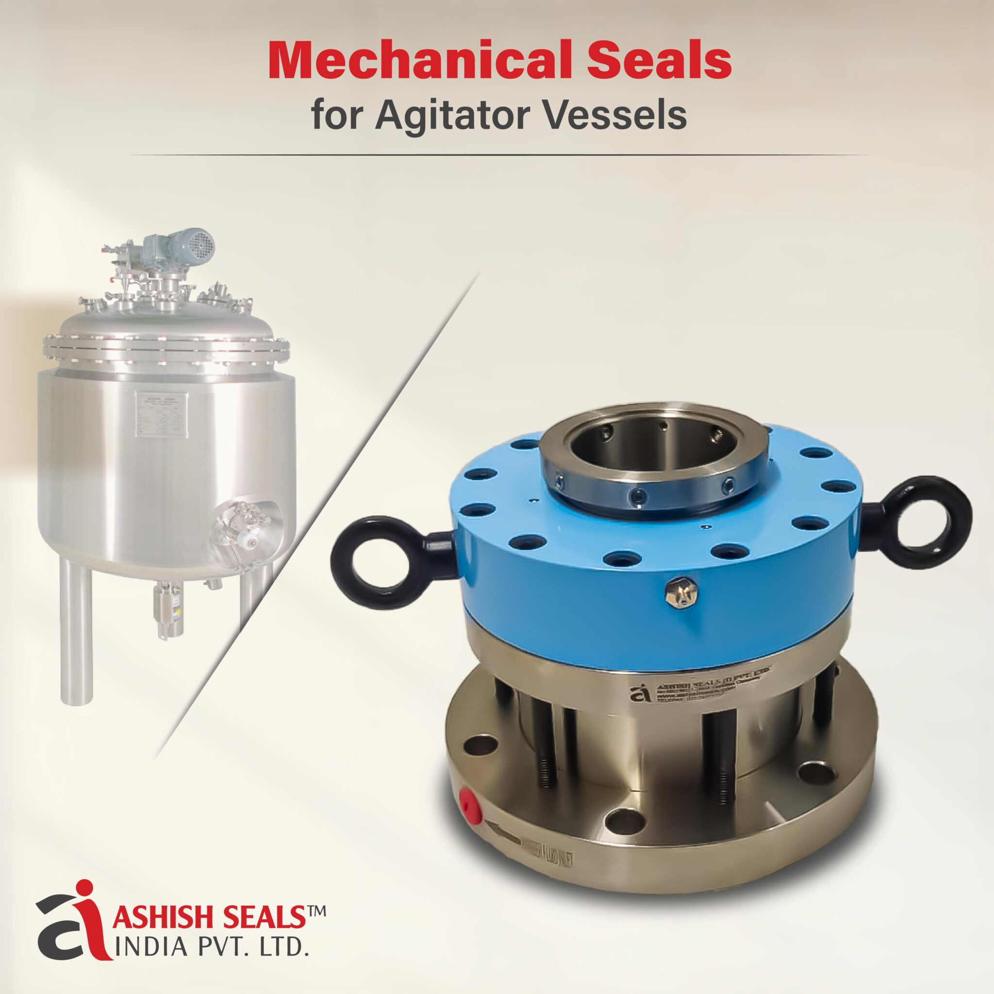 Mechanical Seals for Agitator Vessels manufacturer, supplier and exporter in Mumbai, India