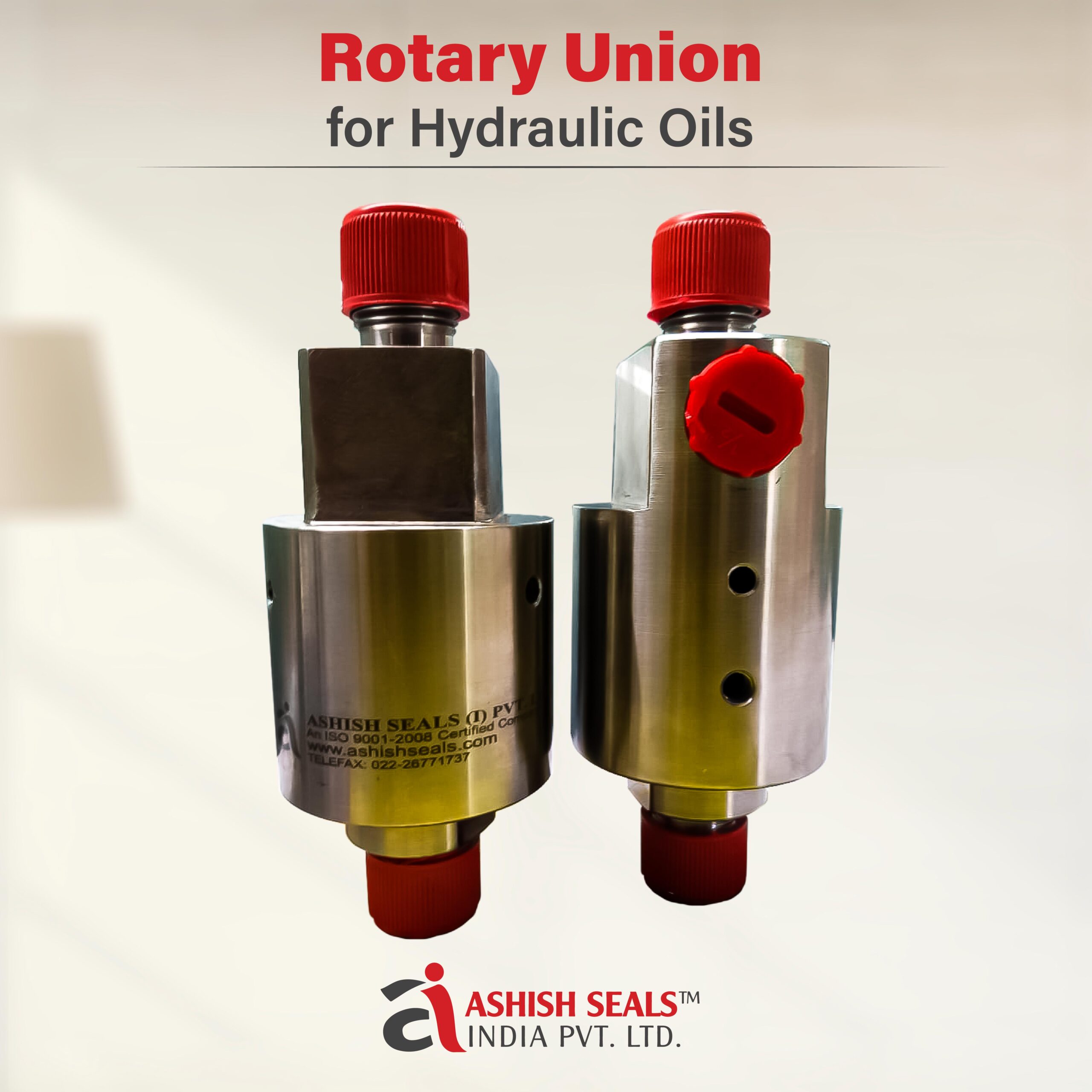 Rotary Unions for Hydraulic Oils